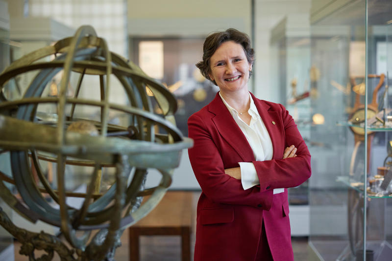 a photograph of Vice-Chancellor Professor Irene Tracey smiling