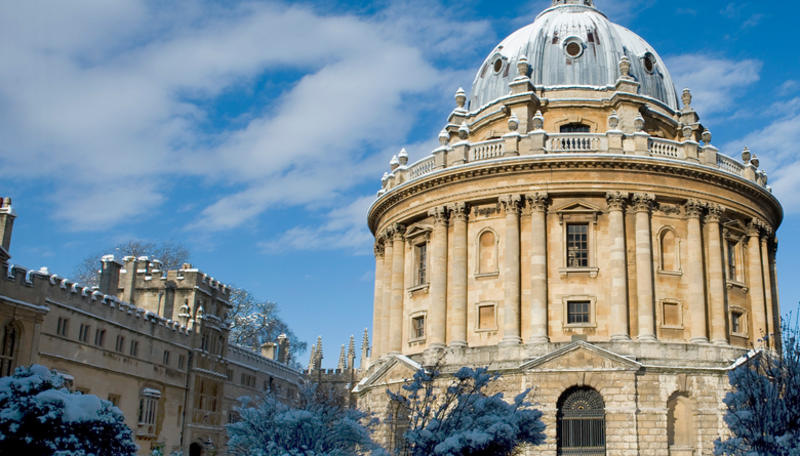 A photograph of the Radcliffe Camera, Oxford