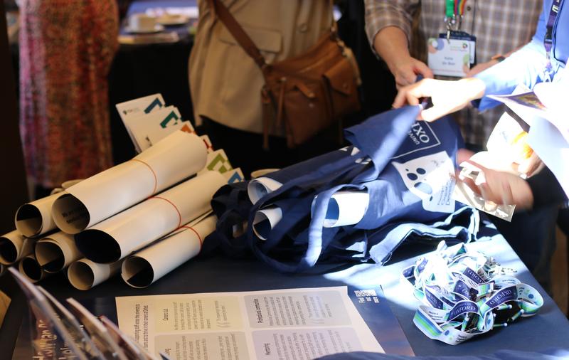 Image of materials used at University's conference for Professional Services