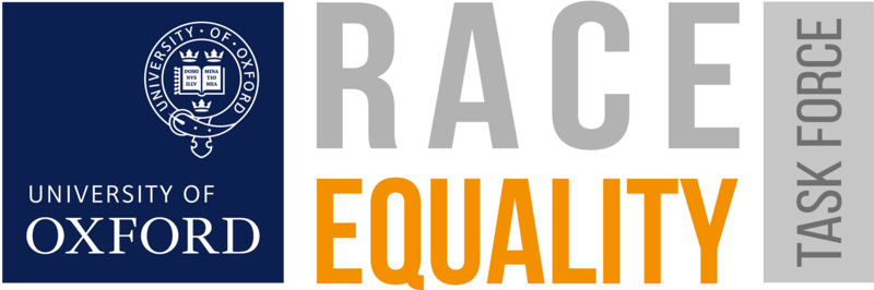 Race & Equality and Oxford University logo
