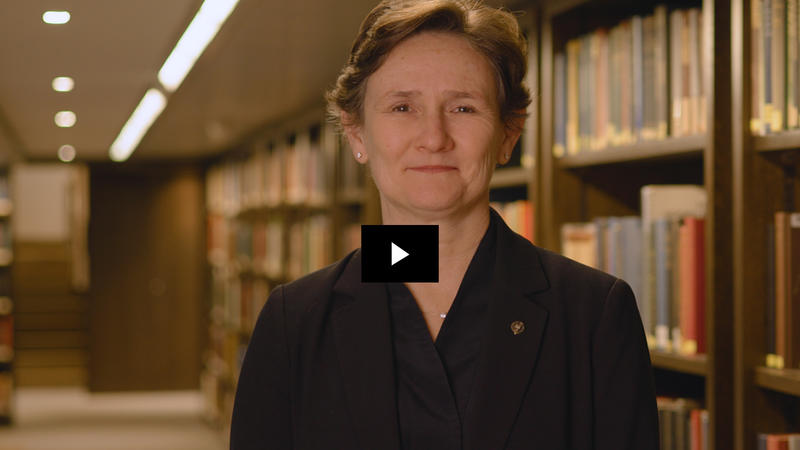 The Vice-Chancellor in the Weston Library