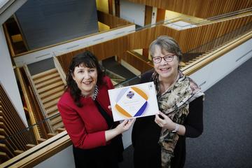 Oxford Living Wage Anne Trefethen with susan brown  courtsey Oxford City Council