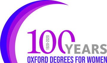 100 years  degrees for women University logo