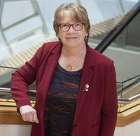 a close up photo of Anne Trefethen